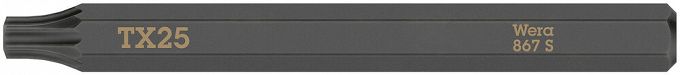 Bit do wkrętaków udarowych 867 S TORX 25 WERA 05018168001