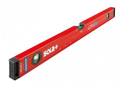 Poziomica aluminiowa magnes neodymowy RedM 3 80 cm SOLA REDM 3 80