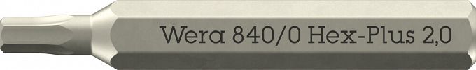 Bity Hex-Plus 840/0 Micro do śrub z gniazdem sześciokątnym, 2 x 30 mm WERA 05058111001