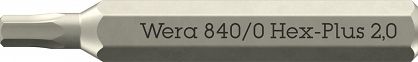 Bity Hex-Plus 840/0 Micro do śrub z gniazdem sześciokątnym, 2 x 30 mm WERA 05058111001
