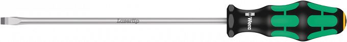 Wkrętak śrubokręt warsztatowy płaski 1.2x6.5x200mm Lasertip 334 WERA 05007621001
