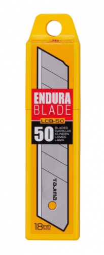 Ostrza segmentowe 18mm, bardzo trwałe, Endura Blade 50szt. TAJIMA