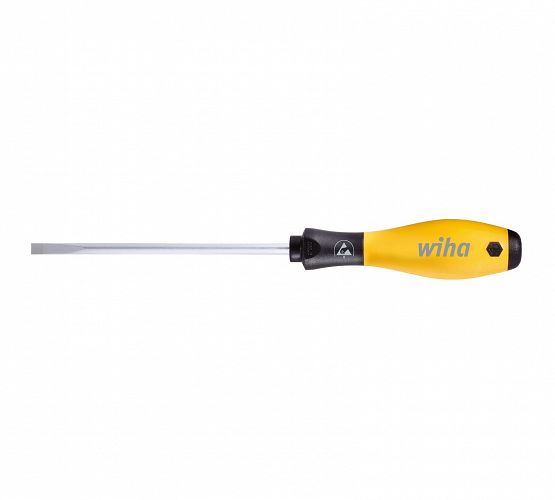 Wkrętak śrubokręt płaski 4,0x0,8x100mm SoftFinish ESD 21751 WIHA
