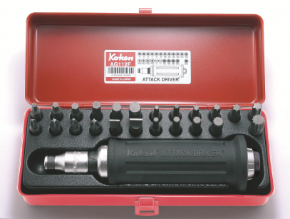 Zestaw wkrętak udarowy ręczny +bity 1/2" 25szt. KOKEN