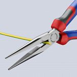 Szczypce tnące półokrągłe (wydłużone typu „bociani dziób”) KNIPEX 26 12 200 - 7