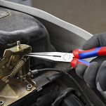 Szczypce tnące półokrągłe (wydłużone typu „bociani dziób”) KNIPEX 26 12 200 - 5