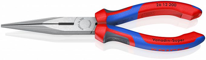 Szczypce tnące półokrągłe (wydłużone typu „bociani dziób”) KNIPEX 26 12 200