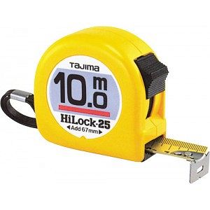 Miara zwijana stalowa HI-LOCK 10m x 25mm TAJIMA L25-100E-EUR