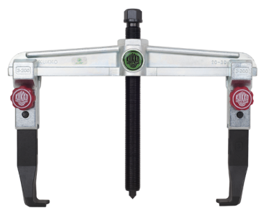 Ściągacz 2-ramienny uniwersalny ze smukłymi, szybkoprzestawnymi ramionami KUKKO 20-30+S