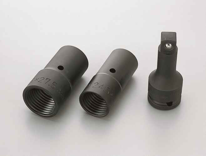 Zestaw dwustronnych nasadek udarowych z przedłużką 1/2