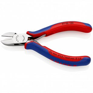 Szczypce tnące boczne 130mm KNIPEX 77 02 130