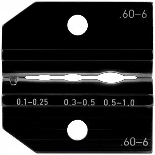 Matryca zagniatająca złącza zaciskowe termokurczliwe 0.1 - 1,0 mm RENNSTEIG 624 060-6 3 0