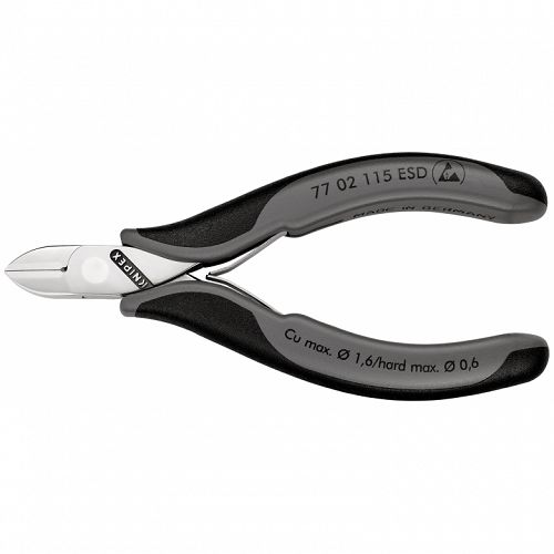 Szczypce Tnące dla Elektroników KNIPEX 77 02 115 ESD