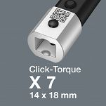 Klucz dynamometryczny Click-Torque X 7 10-100 WERA 05075657001 - 4