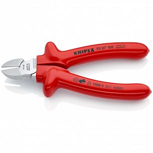 Szczypce Tnące Boczne Izolowane KNIPEX 70 07 160