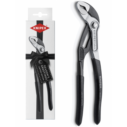 Szczypce Klucz do Rur COBRA KNIPEX 87 99 180 S01 LIMITOWANA EDYCJA - białe opakowanie