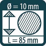 Wkłady niebieskie do znaczników 990 woskowe przemysłowe PICA 991/41 - 4