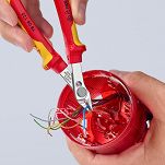 Szczypce Tnące Super Knips ze sprężyną Izolowane VDE KNIPEX 78 06 125 - 3