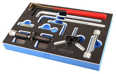 Zestaw do ustawiania rozrządu (Audi, Skoda, VW) do silników diesel z paskiem KING TONY 9AT2012E