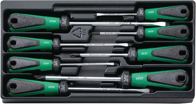 Zestaw Wkrętaków śrubokrętów 3K DRALL 8-Częściowy 4892 STAHLWILLE 96489210