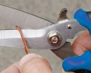 Uniwersalne nożyczki z blokadą ostrza 214mm KING TONY 6AB31-85 - 2