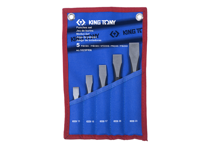 Zestaw przecinaków 5 cz., etui KING TONY 1025PRN