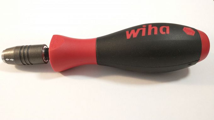 Wkrętak śrubokręt z uchwytem na bity SoftFinish CentroFix, blokowany mechanicznie 1/4