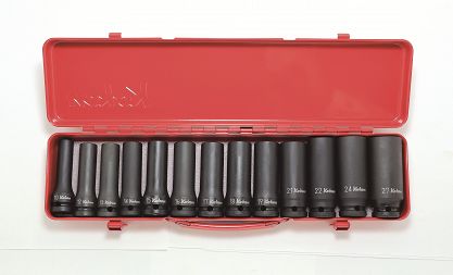 Zestaw nasadek udarowych długich 1/2" 12szt. KOKEN