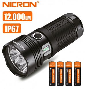 Latarka X-treme 12.000 lum, moc 29W NICRON 49NB400