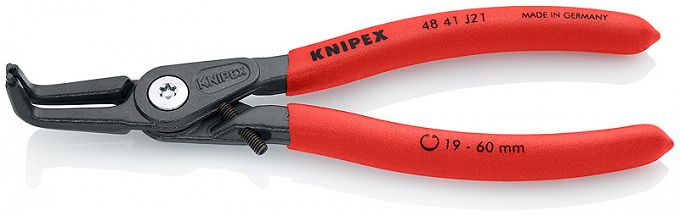 Szczypce precyzyjne do pierścieni osadczych Segera wewnętrznych 19-60 mm KNIPEX 48 41 J21