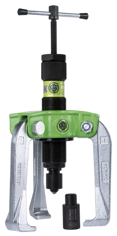 Ściągacz 3-ramienny uniwersalny z krótkim wrzecionem hydraulicznym i samocentrującymi ramionami KUKKO 845-1-B