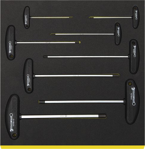 Zestaw TCS 2/3 Wkrętaków trzpien. typu T 2-10mm, 8-el. TCS 10768/8 STAHLWILLE 96838786