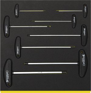 Zestaw TCS 2/3 Wkrętaków trzpien. typu T 2-10mm, 8-el. TCS 10768/8 STAHLWILLE 96838786