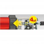 Wyciskacz do silikonu 300/600ml z przełożeniem 12:1 TAJIMA CNV-FSP600-R1 - 5