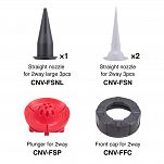 Wyciskacz do silikonu 300/600ml z przełożeniem 12:1 TAJIMA CNV-FSP600-R1 - 6