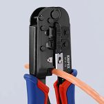 Zestaw szczypce boczne 160-wersja limitowana + zaciskarka do zagniatania złączy końcówek wtyków RJ 11 RJ 12 RJ 45 KNIPEX 145551 - 7