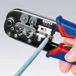 Zestaw szczypce boczne 160-wersja limitowana + zaciskarka do zagniatania złączy końcówek wtyków RJ 11 RJ 12 RJ 45 KNIPEX 145551 - 4