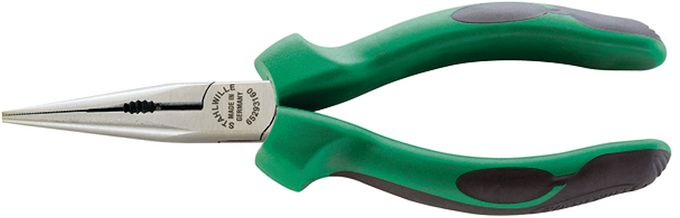 Szczypce półokrągłe z Obcinakiem L=200mm (radio./tel.); polerowane, Rękojeść 2K 6529 3 200 200 MM STAHLWILLE 65293200