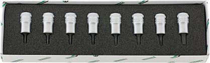 Zestaw nasadek 3/8" TORX T9-T40, 8-Częściowy, w opakowaniu kartonowym 49TX/8 STAHLWILLE 96021001