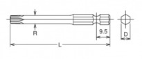 Bit 1/4