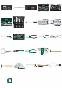 Zestaw 129 narzędzi warsztatowych do maszyn budowlanych 841N STAHLWILLE 97841418
