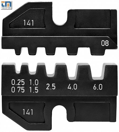 Matryca do tulejek bez kołnierza 0,25-0,6 KNIPEX 97 49 08