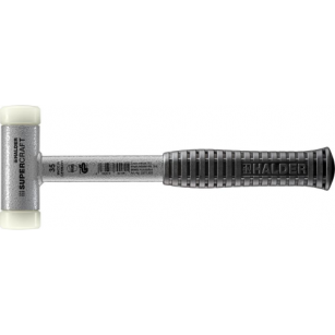 Młotek z miękkim bijakiem z trzonkiem z profilu stal, bezodrzutowy 35mm HALDER 3377.035