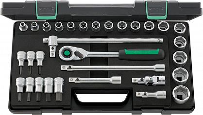 Zestaw narzędzi QR 1/2" 45-el.w metalowej walizce 50MA/39/6QR STAHLWILLE 96030107