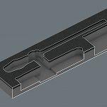 Wkładka piankowa Kraftform Kompakt i Tool-Check PLUS, Set 1, 57 część 9750 WERA 05150150001 - 2