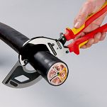 Nożyce Zapadkowe Izolowane do Kabli 60mm KNIPEX 95 36 320 - 3