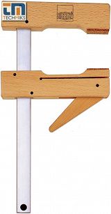 Ścisk dźwigniowy stolarski 200/110 mm drewniany Klemmy HKL BESSEY HKL20