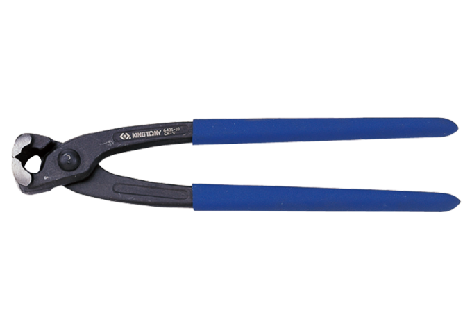 Szczypce tnące czołowe wydłużone typ europejski, uchwyt PCV 278mm KING TONY 6431-11C