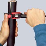 Ściągacz Izolacji z kabli przewodów od 25 mm KNIPEX 16 40 150 - 7