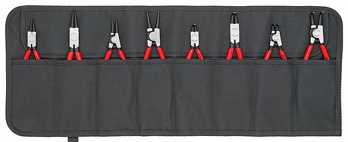 Szczypce segera do pierścieni osadczych zestaw KNIPEX 00 19 58 V01